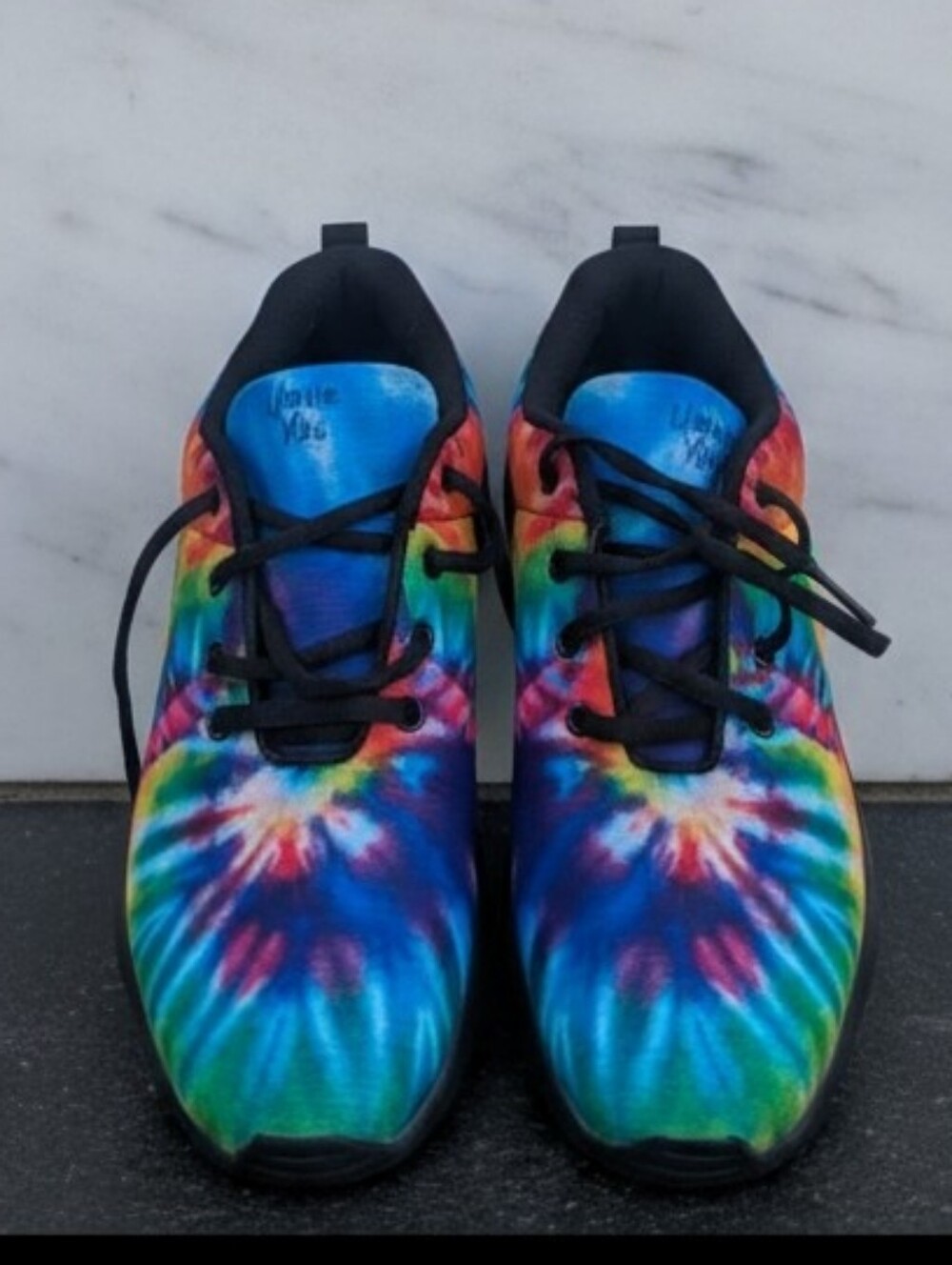 Women's/Men's Tie-Dye Colourful Comfortable Athletic Sneakers.